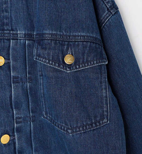 Rie Miller「【RM denim】バックひねりデザインショート丈Gジャン」|デニムジャケット|