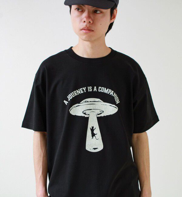 GLOSTER「【ABDUCTION】T-shirts」|Tシャツ・カットソー|ブラック
