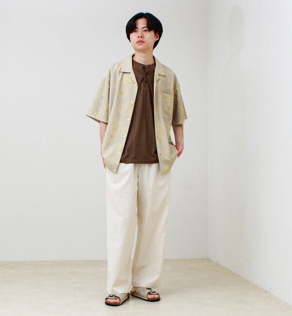 GLOSTER「【人気シリーズ/UNISEX/5色展開】TROPICAL GOODNESS イージーパンツ」|チノ|