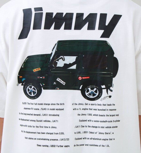 GLOSTER「【別注/実績アイテム】Suzuki Jimny プリントTシャツ」|Tシャツ・カットソー|