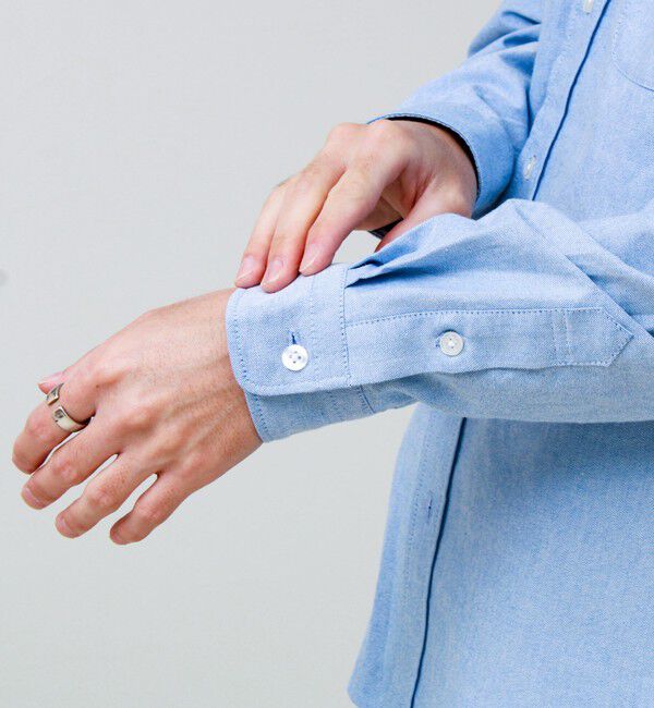 GLOSTER「【フレブル刺繍】ベーシックオックス ボタンダウンシャツ」|シャツ・ブラウス|