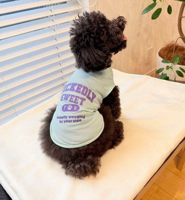 fredy emue「【FR PETS】接触冷感カレッジタンクトップ」|Tシャツ・カットソー|