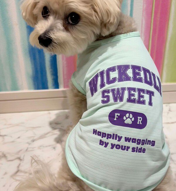 fredy emue「【FR PETS】接触冷感カレッジタンクトップ」|Tシャツ・カットソー|