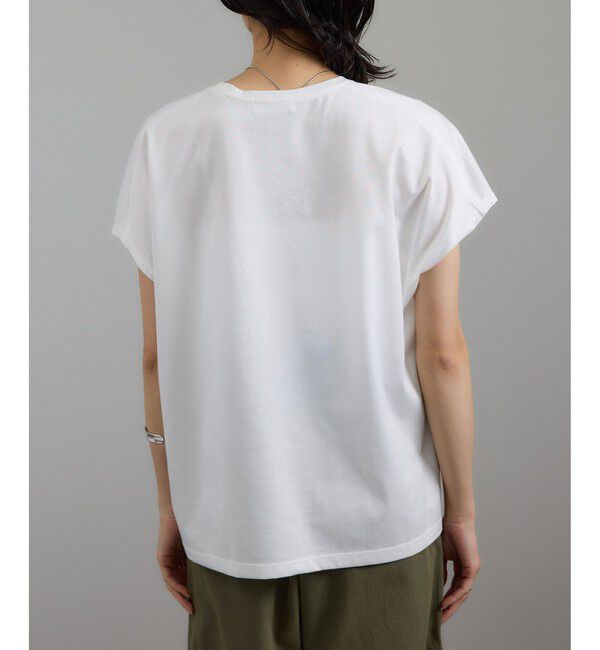 SALON adam et rope'「プリマベールリラックスドルマンスリーブプルオーバー［UVケア・洗濯耐久］」|Tシャツ・カットソー|