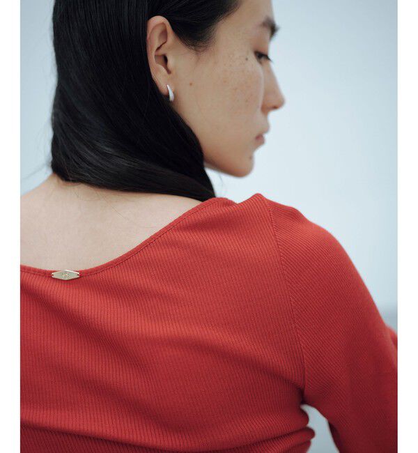 SALON adam et rope'「Hug Silkラウンドネックプルオーバー 3 / 新色追加」|Tシャツ・カットソー|