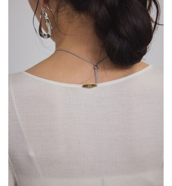 SALON adam et rope'「Hug Silkラウンドネックプルオーバー 3 / 新色追加」|Tシャツ・カットソー|
