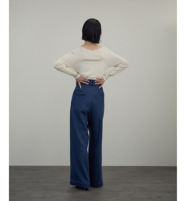 SALON adam et rope'「Hug Silkラウンドネックプルオーバー 3 / 新色追加」|Tシャツ・カットソー|
