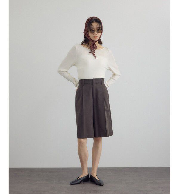 SALON adam et rope'「Hug Silkラウンドネックプルオーバー 3 / 新色追加」|Tシャツ・カットソー|