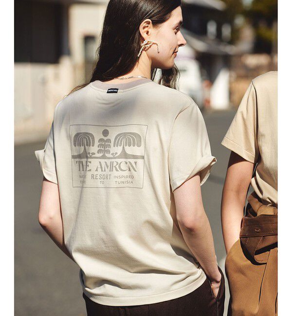SALON adam et rope'「【Americana（アメリカーナ） for SALON】リンガーT」|Tシャツ・カットソー|キナリ系(17)