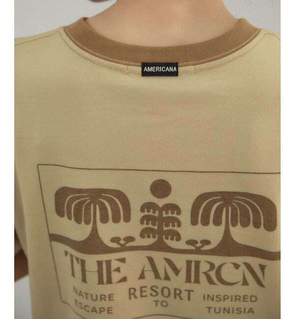 SALON adam et rope'「【Americana（アメリカーナ） for SALON】リンガーT」|Tシャツ・カットソー|
