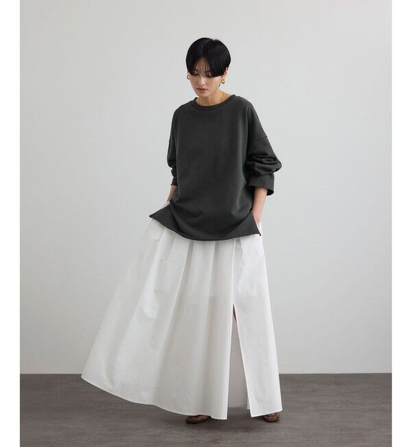 SALON adam et rope'「【WEB・一部店舗限定】ローエッジオーバースウェットプルオーバー / セットアップ対応」|スウェット・ジャージ|