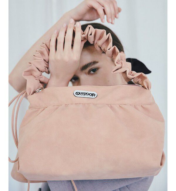 VIS「【OUTDOOR PRODUCTS】VIS別注スエード＆合皮フリルショルダーバッグ/WEB限定カラー」|ショルダー・メッセンジャー|