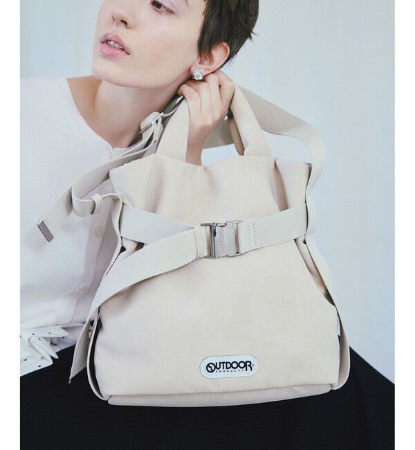 VIS「【OUTDOOR PRODUCTS】VIS別注 2WAYスエードベルト付きトートバッグ」|トートバッグ|