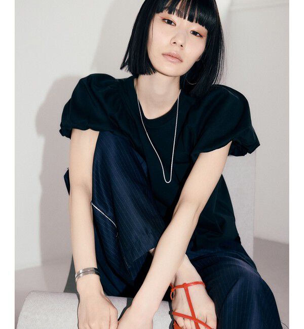 ADAM ET ROPE'「【WEB限定】パフスリーブプルオーバー」|Tシャツ・カットソー|