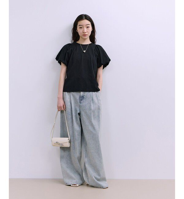 ADAM ET ROPE'「【WEB限定】パフスリーブプルオーバー」|Tシャツ・カットソー|