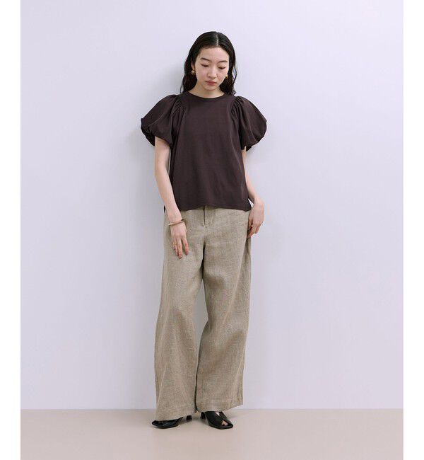 ADAM ET ROPE'「【WEB限定】パフスリーブプルオーバー」|Tシャツ・カットソー|