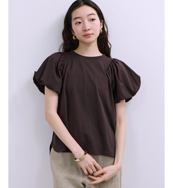 ADAM ET ROPE'「【WEB限定】パフスリーブプルオーバー」|Tシャツ・カットソー|