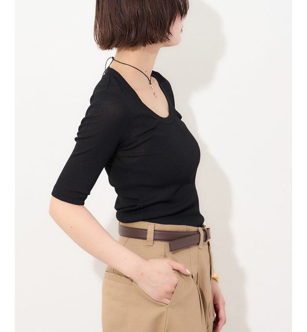  「【myporter】ラウンドネックドライフィットカットソー」|Tシャツ・カットソー|