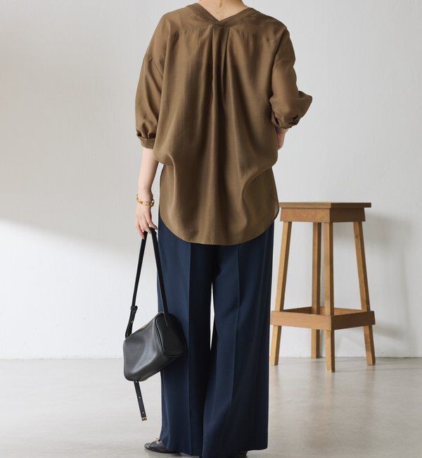  「《接触冷感/-3kg見え/5サイズ展開》ジャージワイドパンツ」|スラックス|