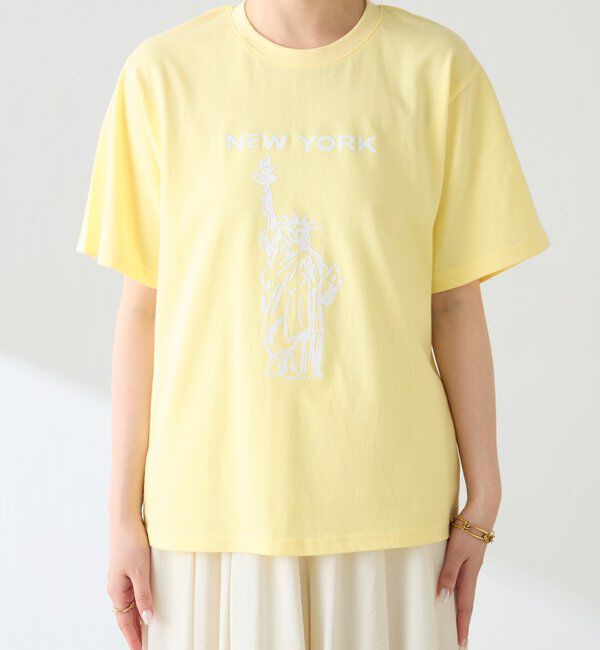  「【AMOU/アムー】ニューヨークロゴTシャツ」|Tシャツ・カットソー|