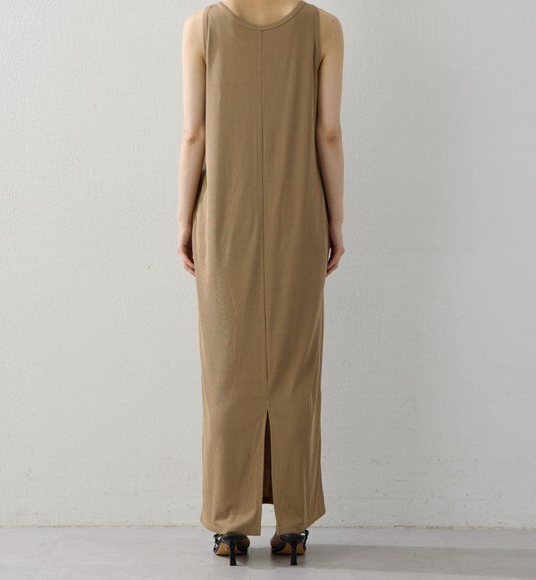  「【2サイズ展開】ヘンリーカットマキシワンピース」|ワンピース|