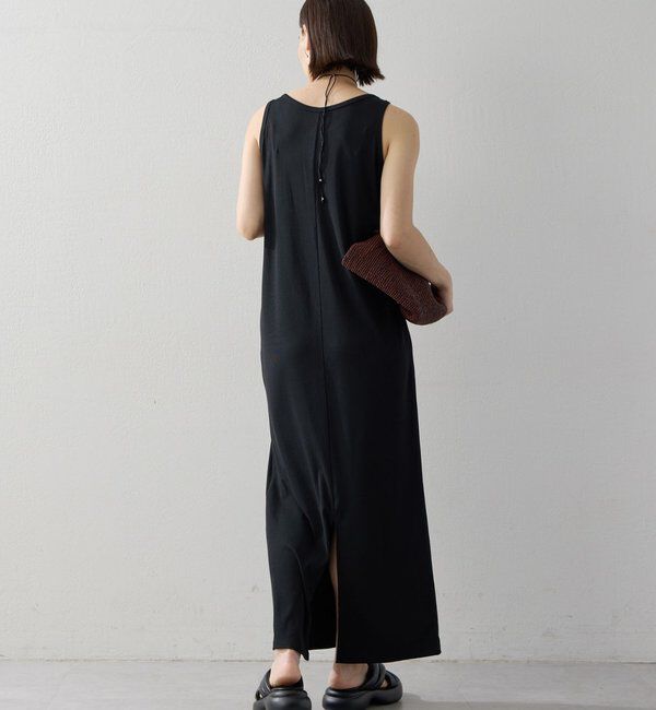  「【2サイズ展開】ヘンリーカットマキシワンピース」|ワンピース|