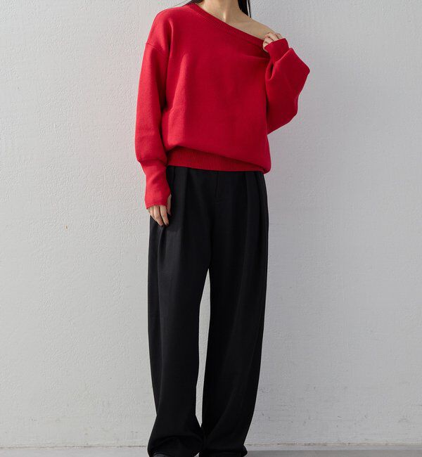  「【2026AW Debut】【UNFORM】スウェットライクニット」|ニット・セーター|