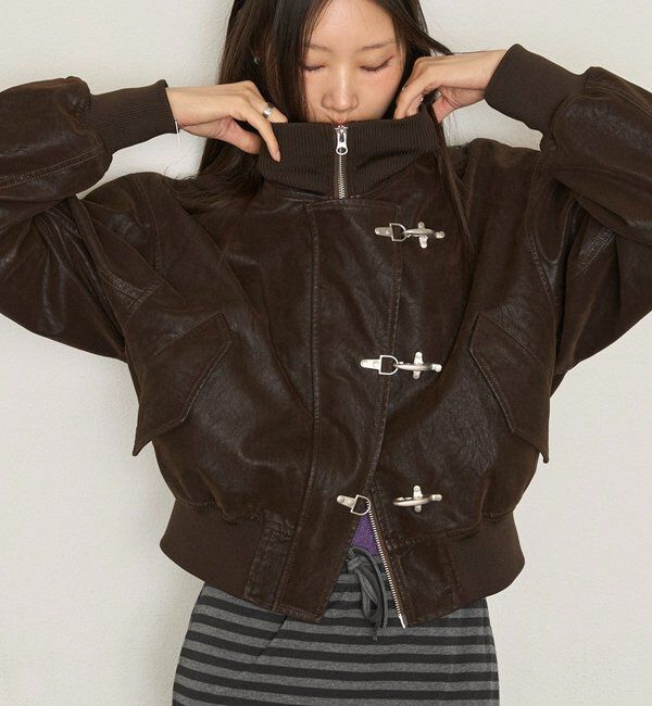  「【WEB限定/新色カラーあり】ファイヤーマンショートブルゾン」|ブルゾン・スタジャン|