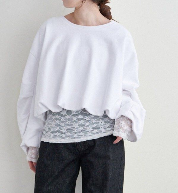  「バルーンスウェット」|Tシャツ・カットソー|オフホワイト