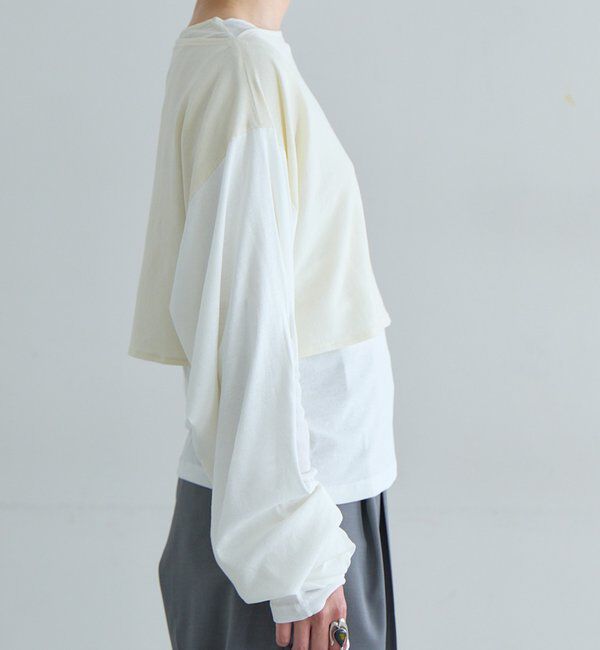  「【LUALY】パッチワークレイヤードSET」|Tシャツ・カットソー|