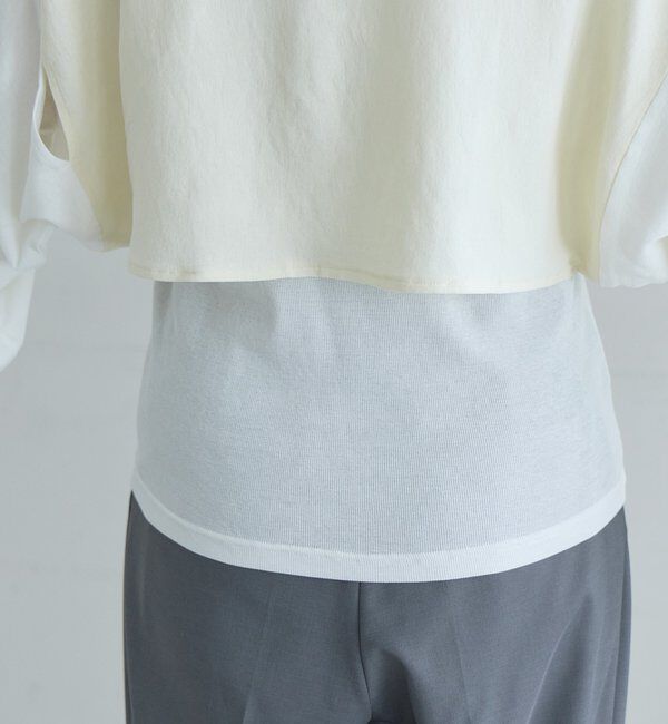  「【LUALY】パッチワークレイヤードSET」|Tシャツ・カットソー|