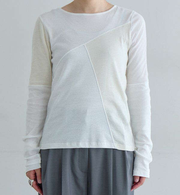  「【LUALY】パッチワークレイヤードSET」|Tシャツ・カットソー|