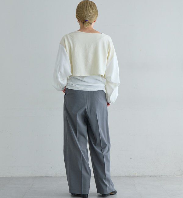  「【LUALY】パッチワークレイヤードSET」|Tシャツ・カットソー|