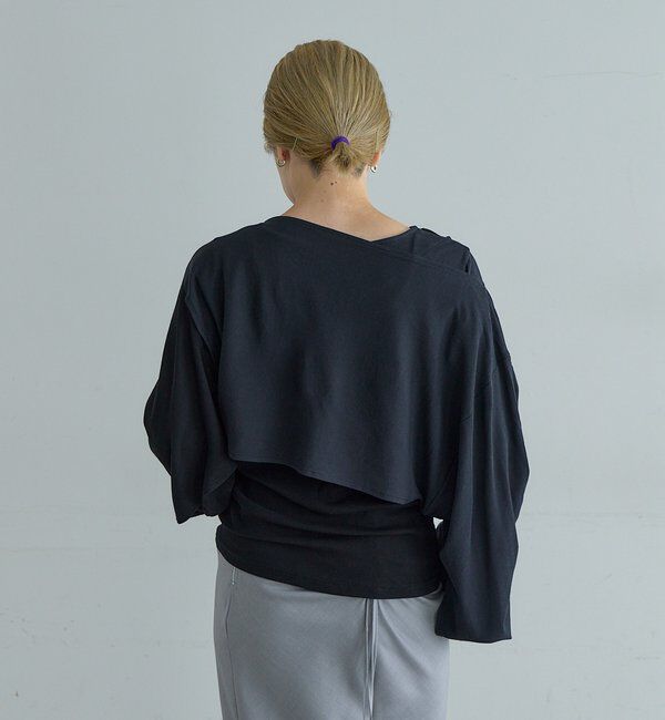  「【LUALY】パッチワークレイヤードSET」|Tシャツ・カットソー|