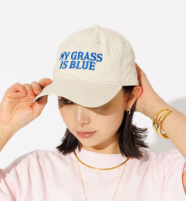 ABAHOUSE「【BLUESCENTRIC/ブルースセントリック】BB刺繍キャップ」|その他|ホワイト系その他1