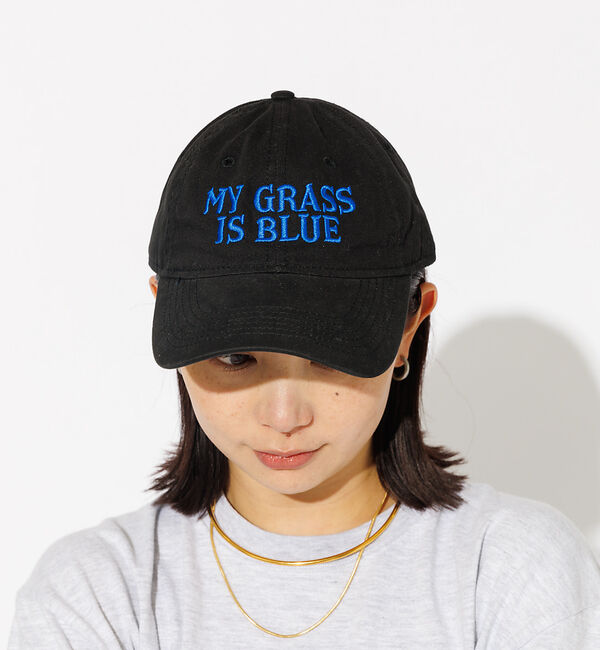 ABAHOUSE「【BLUESCENTRIC/ブルースセントリック】BB刺繍キャップ」|その他|ブラック系その他1