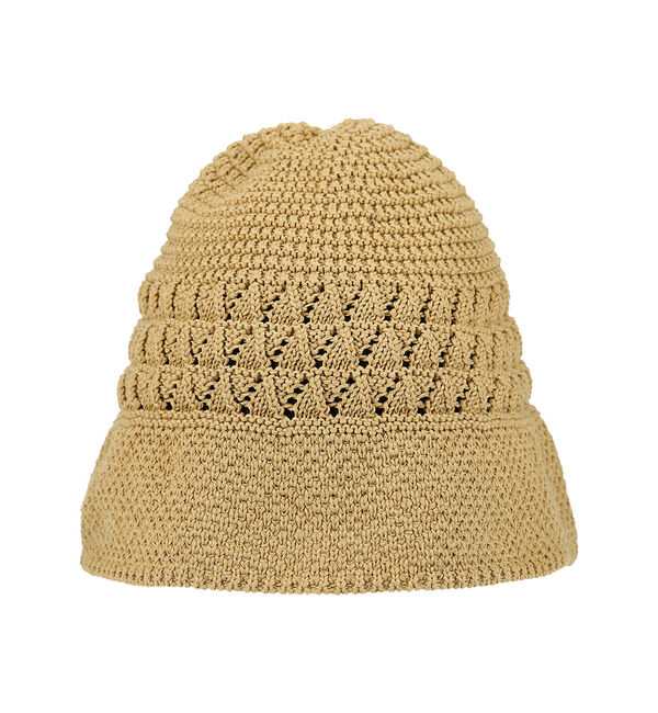 ABAHOUSE「【RIVER UP/リバーアップ】Linen Openwork Knit Hat」|その他|