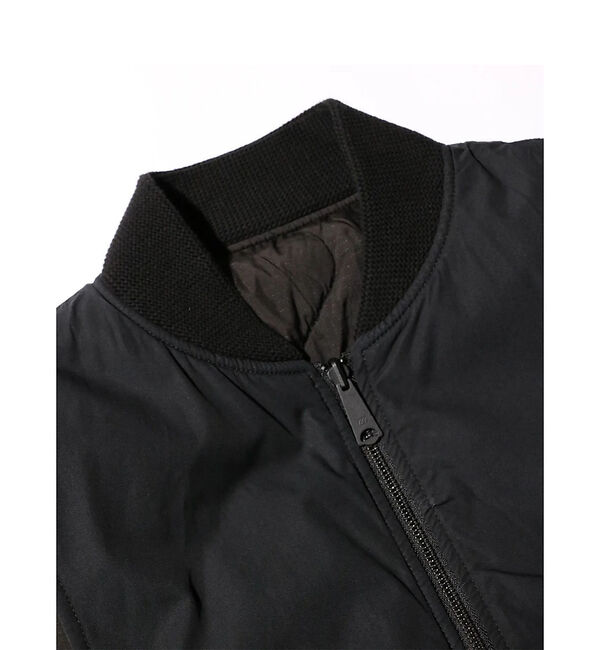 ABAHOUSE「【MADE IN STANDARD】 BLACK MA-1 VEST REVER」|ベスト・ジレ|