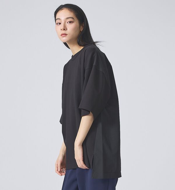 ABAHOUSE「【FORTUNA /フォルトゥナ】DockingCrewNeckTee/ドッキン」|Tシャツ・カットソー|