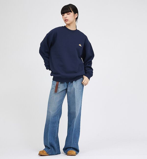 ABAHOUSE「【KELTY / ケルティ】フロッキーバックロゴプリントスウェット/ ユニセック」|スウェット・ジャージ|