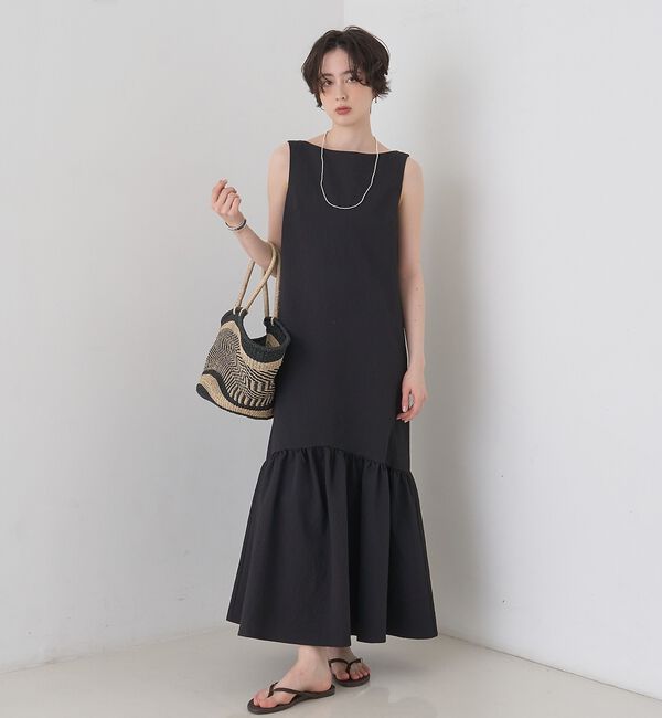Rouge vif「【2026SS新作】【一部店舗限定】ニュアンスファブリックワンピース」|ワンピース|