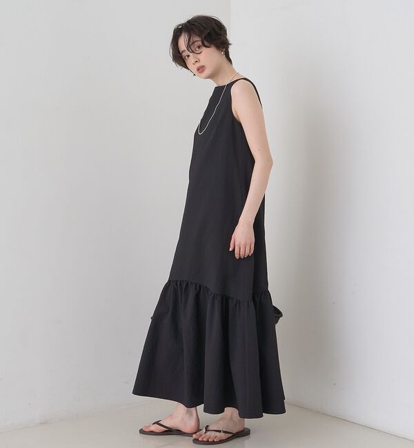 Rouge vif「【2026SS新作】【一部店舗限定】ニュアンスファブリックワンピース」|ワンピース|