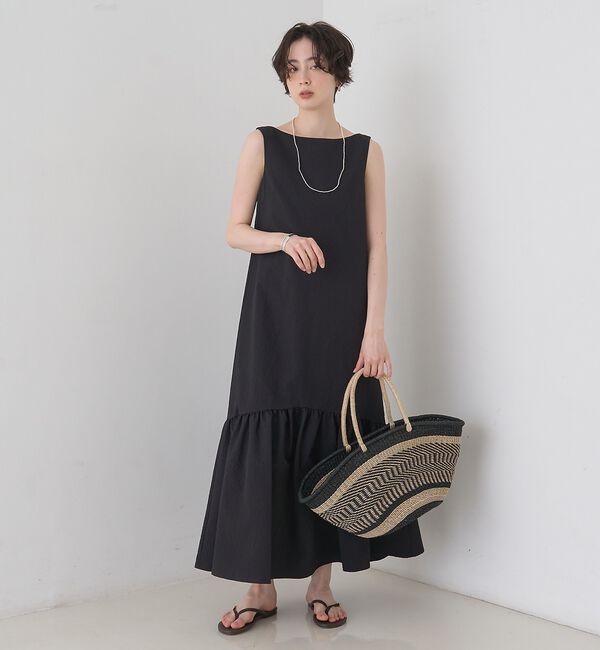 Rouge vif「【2026SS新作】【一部店舗限定】ニュアンスファブリックワンピース」|ワンピース|