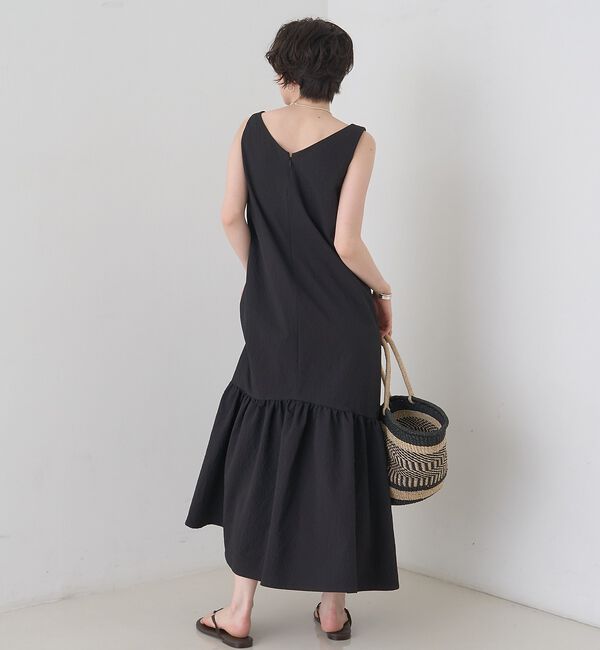 Rouge vif「【2026SS新作】【一部店舗限定】ニュアンスファブリックワンピース」|ワンピース|