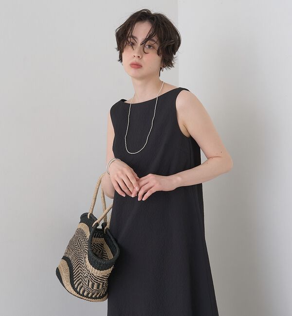 Rouge vif「【2026SS新作】【一部店舗限定】ニュアンスファブリックワンピース」|ワンピース|