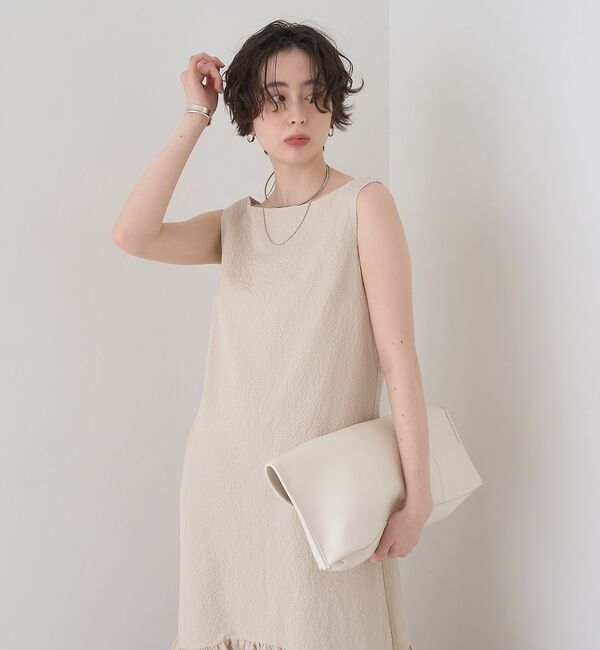 Rouge vif「【2026SS新作】【一部店舗限定】ニュアンスファブリックワンピース」|ワンピース|