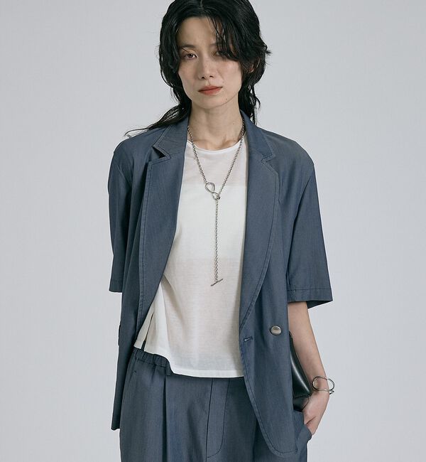 qualite「【Asuka Teramatsuさん・Yu Murataさん着用】シアーノースリ」|キャミソール|