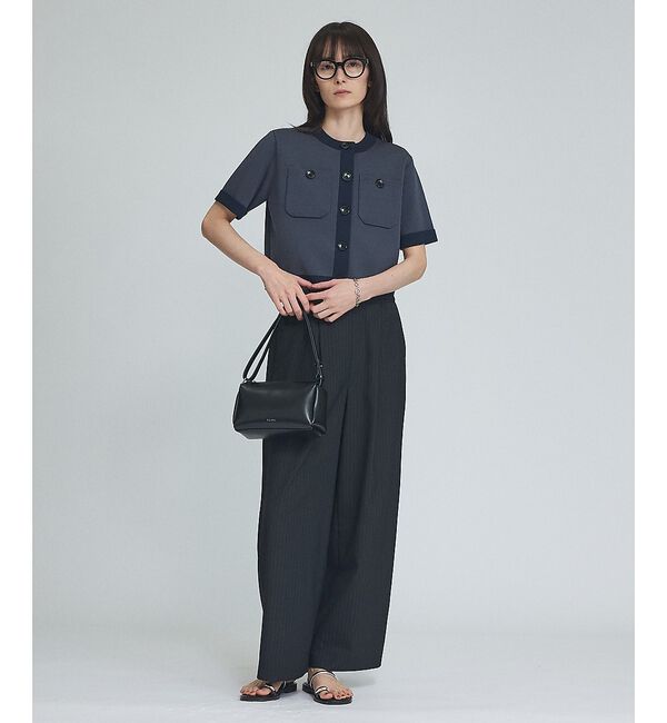 qualite「【セットアップ対応】ウールライクワイドパンツ」|その他|