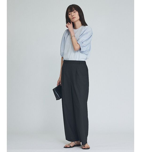 qualite「【セットアップ対応】ウールライクワイドパンツ」|その他|