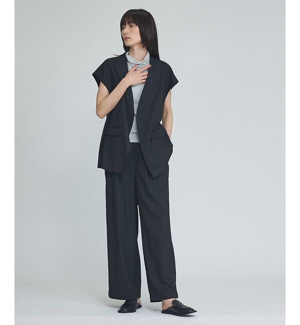 qualite「【セットアップ対応】ウールライクワイドパンツ」|その他|